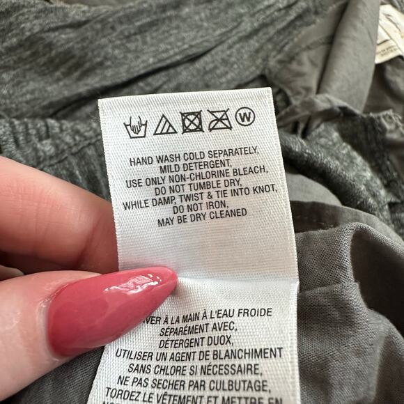 Meadow Rue Anthropologie gray sleeveless textured tank top size M - Picture 10 of 14